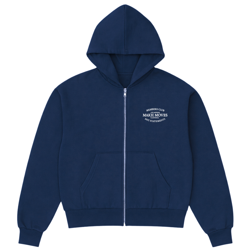 Members Club Zip Hoodie