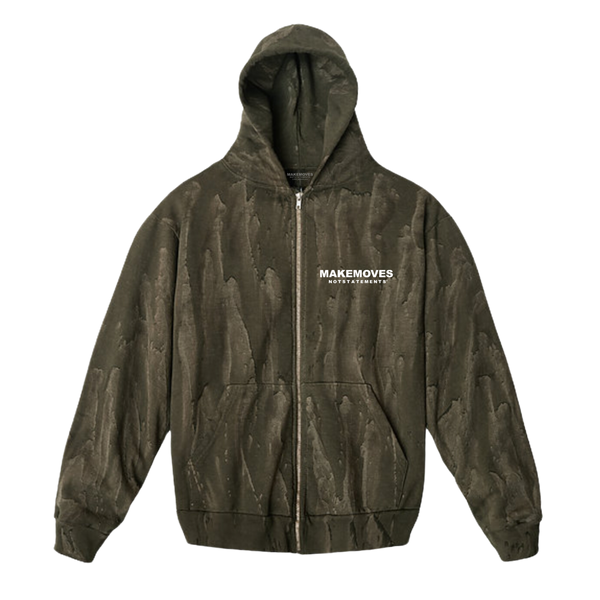 MMNS Camo - Drip Dye Luxury Zip Up Jacket