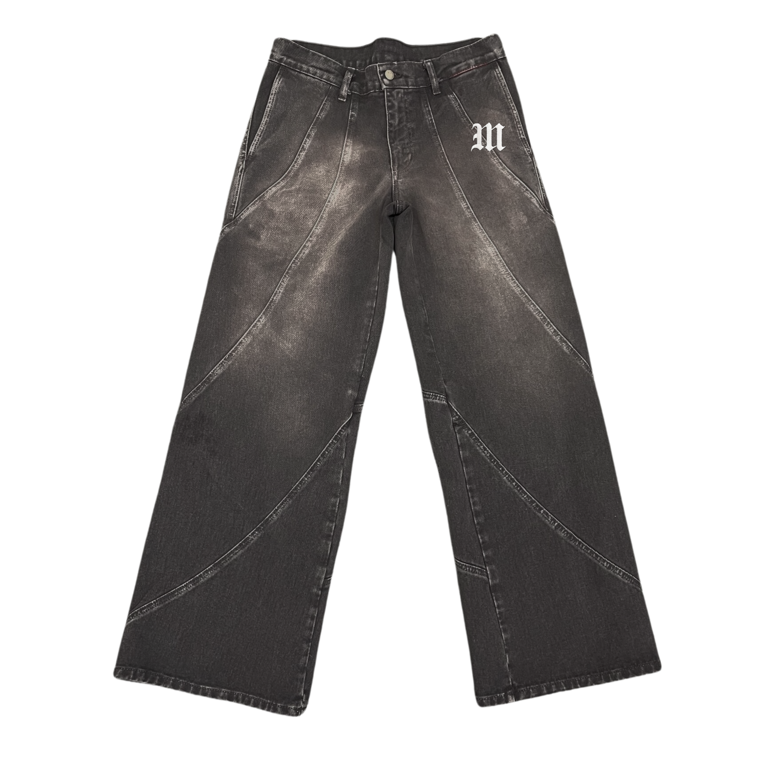 Stepper Wide Denim Pants