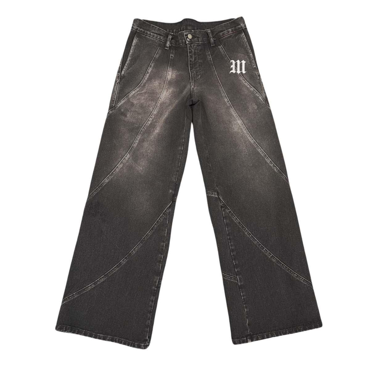 Stepper Wide Denim Pants