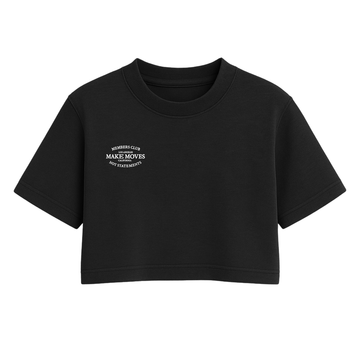 Members Club One Size Crop Tee