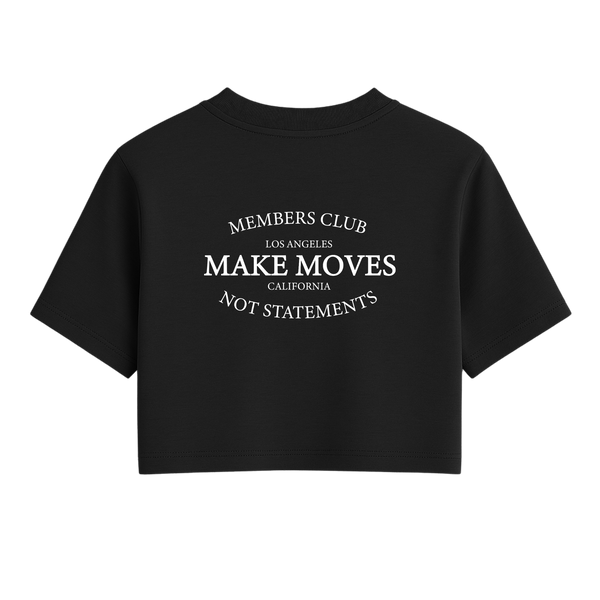 Members Club One Size Crop Tee