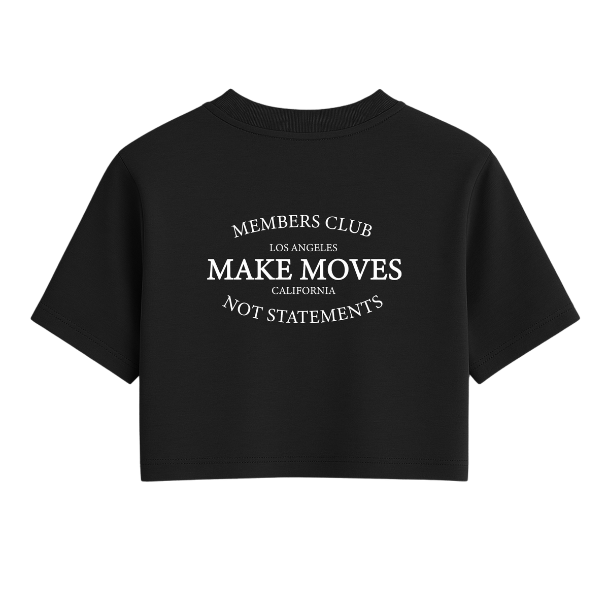 Members Club One Size Crop Tee