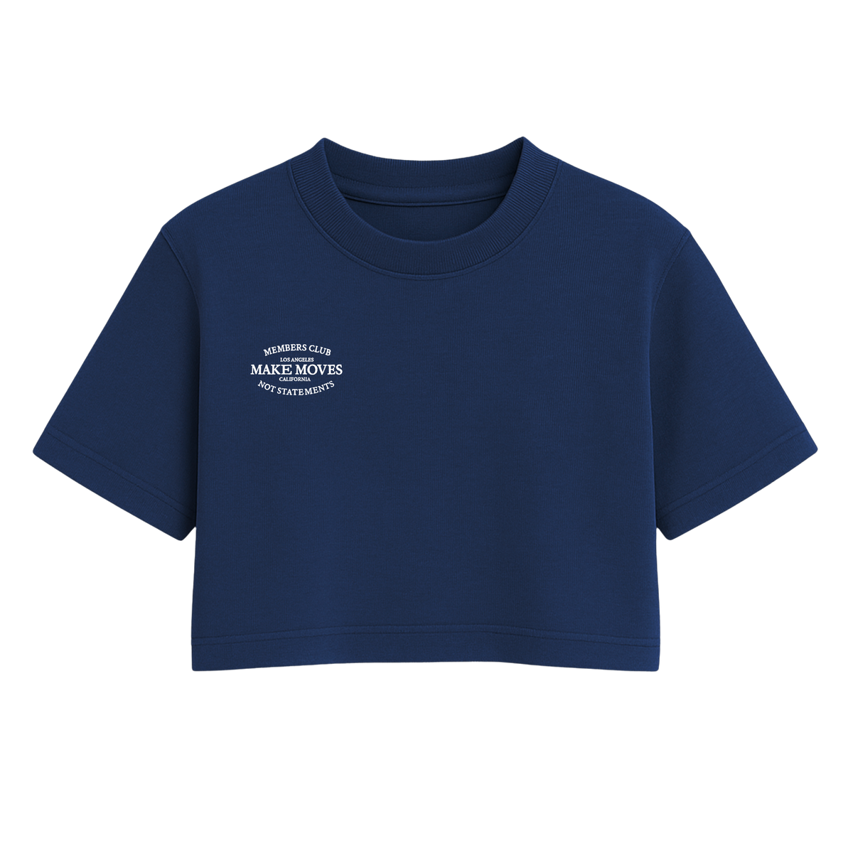 Members Club One Size Crop Tee