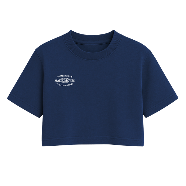 Members Club One Size Crop Tee