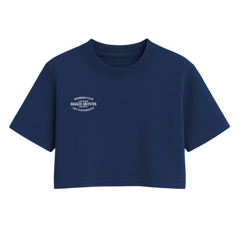 Members Club One Size Crop Tee