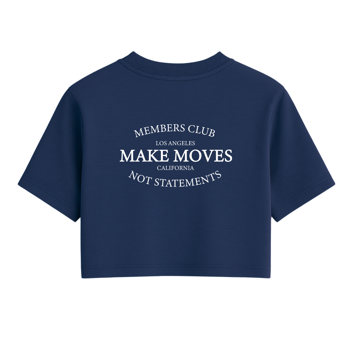Members Club One Size Crop Tee
