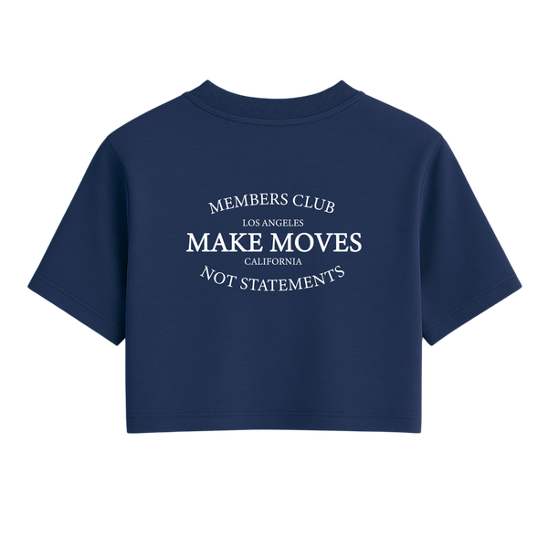 Members Club One Size Crop Tee