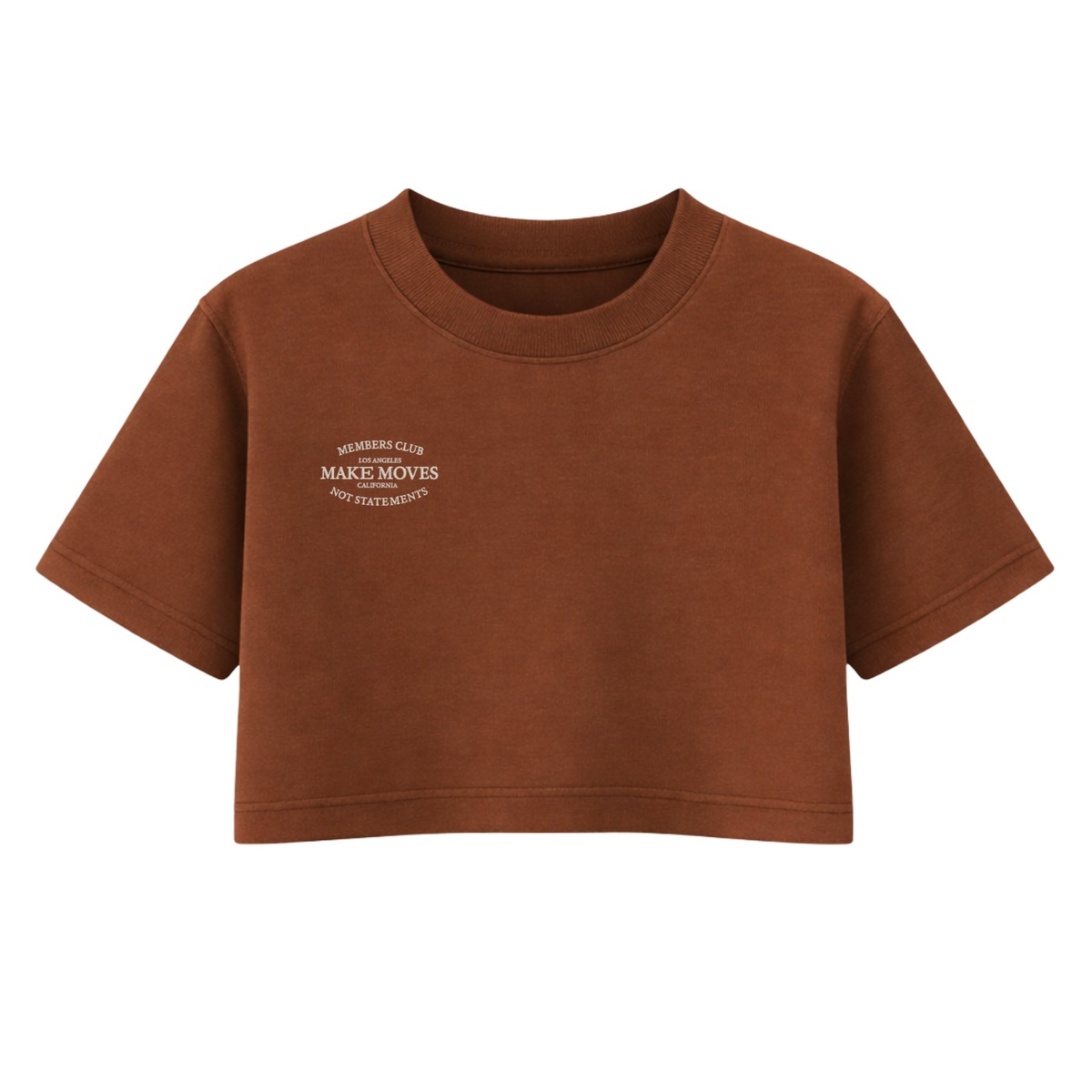 Members Club One Size Crop Tee