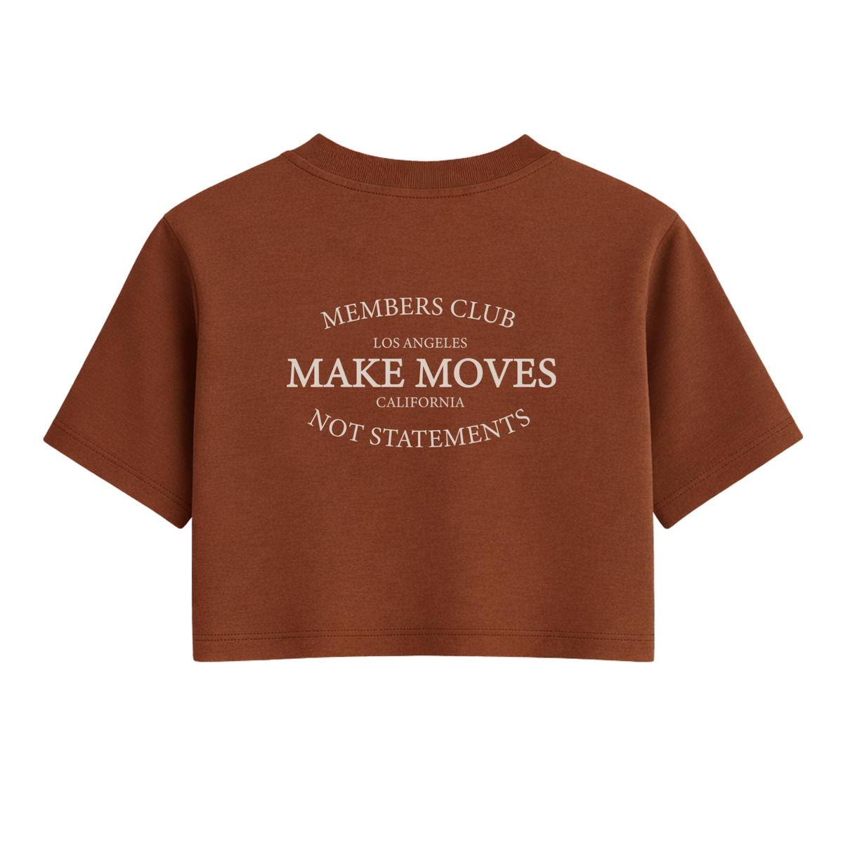 Members Club One Size Crop Tee