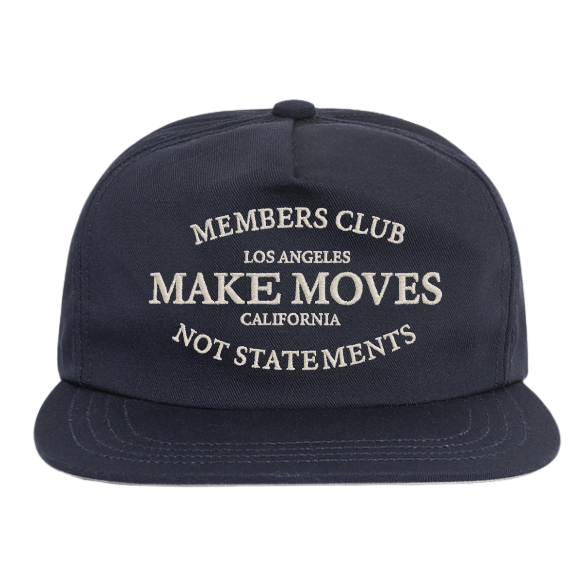 Members Club - Poly Cotton Twill 5 Panel Hat