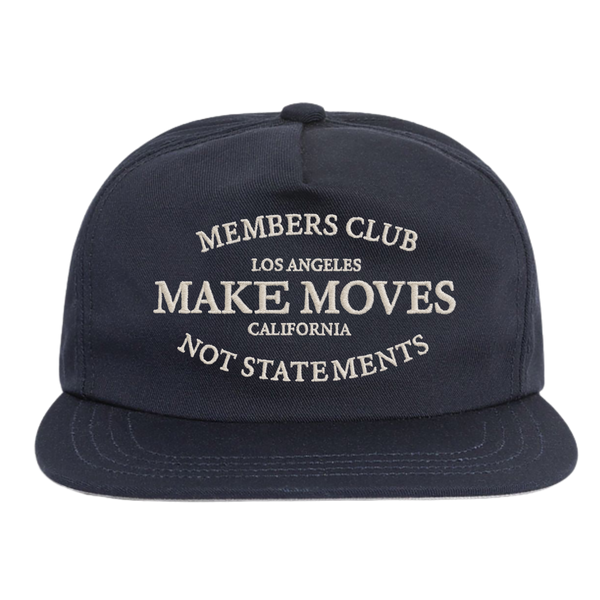 Members Club - Poly Cotton Twill 5 Panel Hat