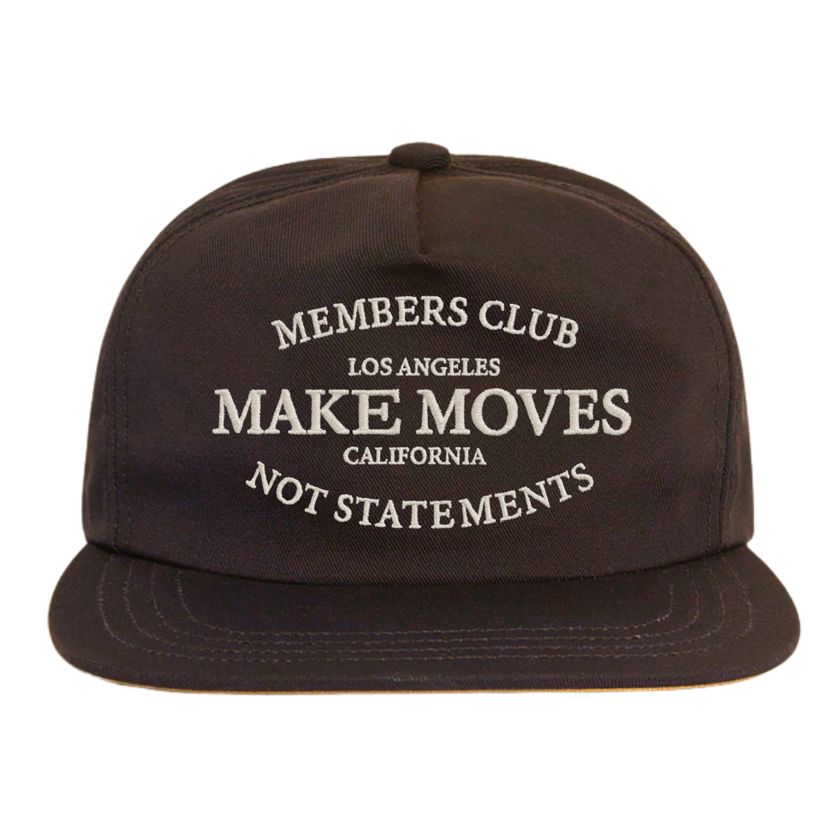 Members Club - Poly Cotton Twill 5 Panel Hat