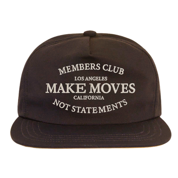 Members Club - Poly Cotton Twill 5 Panel Hat