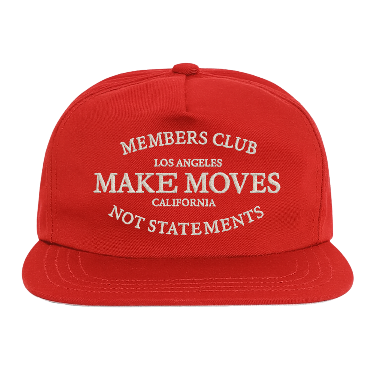 Members Club - Poly Cotton Twill 5 Panel Hat