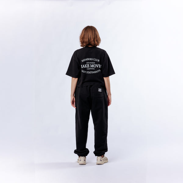 Members Club One Size Crop Tee