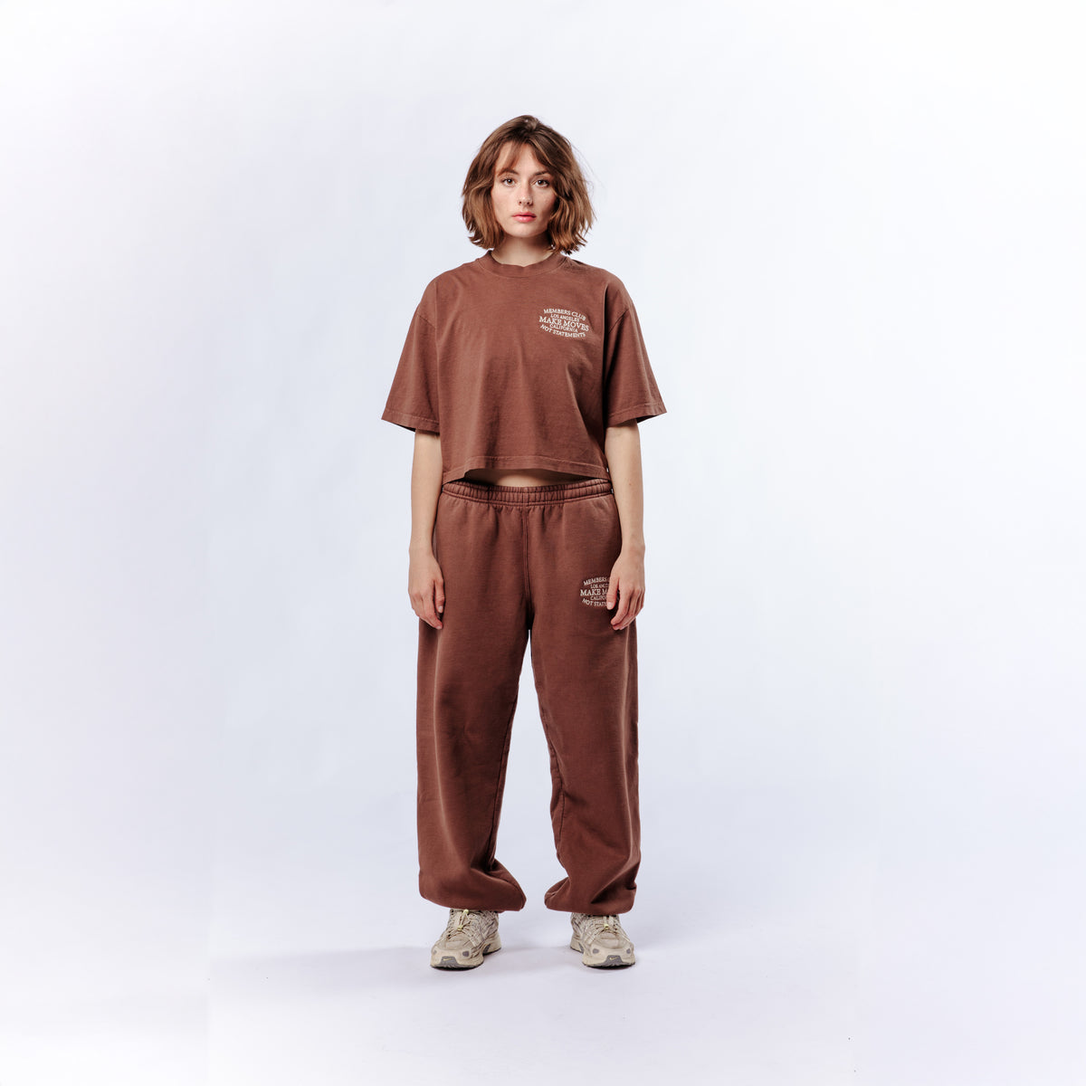 Members Club One Size Crop Tee